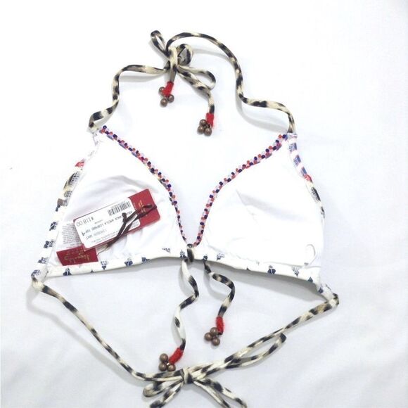 TIGERLILY Bikini Set White Auqa Blanca Leopard Amelia Bikini Swim Set New - Picture 3 of 10